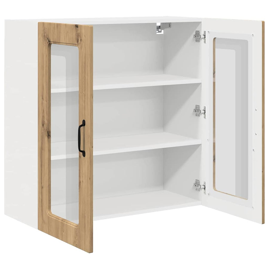 Keukenkast aan de muur met plank Artisan Eiken 80 x 31 x 80 cm