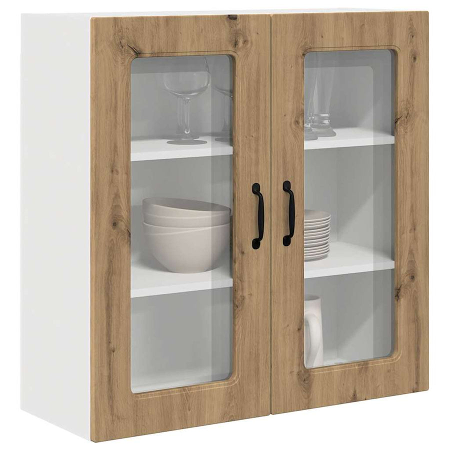 Keukenkast aan de muur met plank Artisan Eiken 80 x 31 x 80 cm