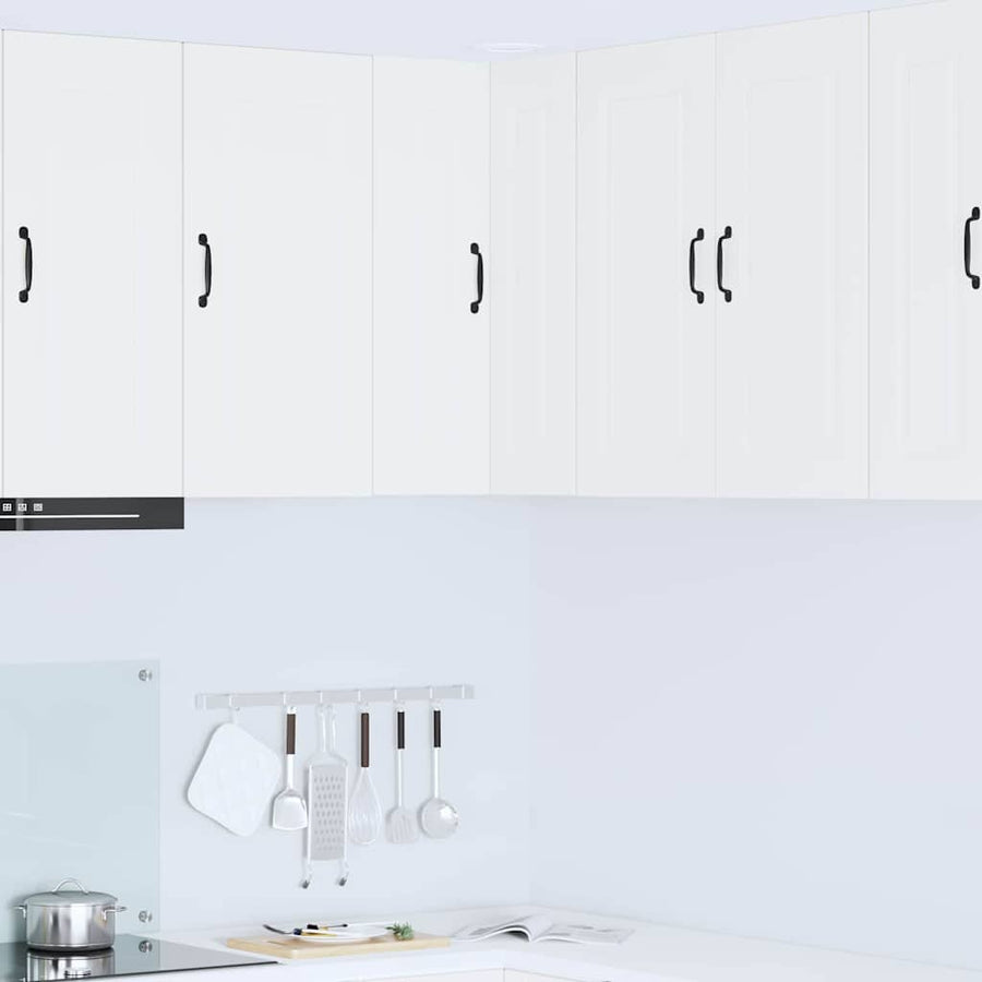 Keukenkast aan de muur Wit 57 x 57 x 80 cm Bewerkt hout