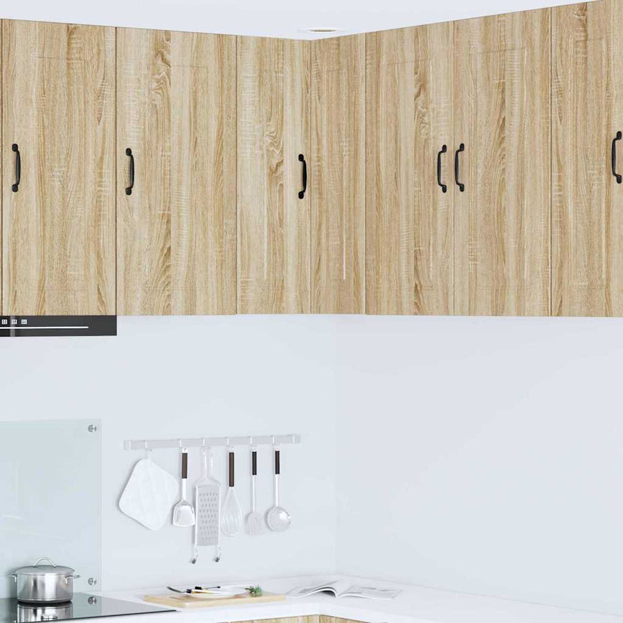 Keukenkast aan de muur met plank Sonoma Eiken 57 x 57 x 80 cm