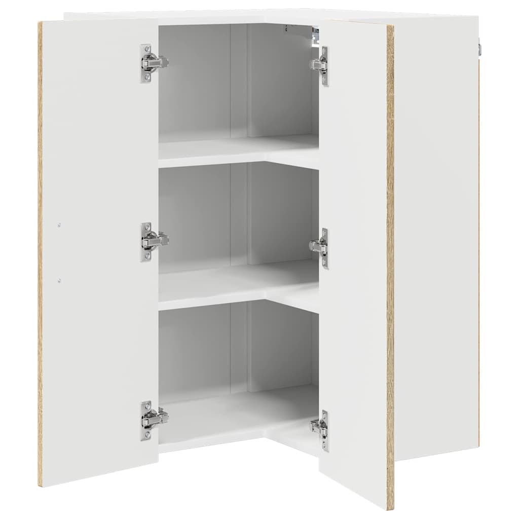 Keukenkast aan de muur met plank Sonoma Eiken 57 x 57 x 80 cm