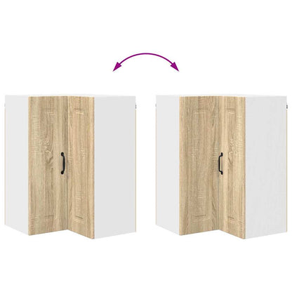 Keukenkast aan de muur met plank Sonoma Eiken 57 x 57 x 80 cm