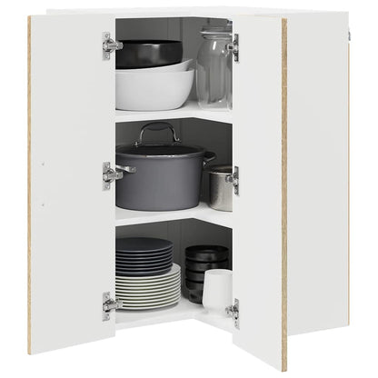 Keukenkast aan de muur met plank Sonoma Eiken 57 x 57 x 80 cm