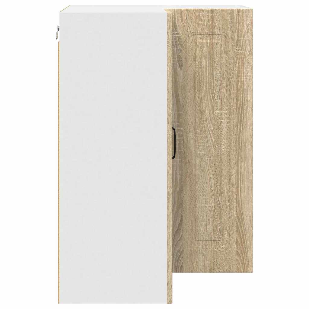 Keukenkast aan de muur met plank Sonoma Eiken 57 x 57 x 80 cm