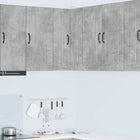 Keukenkast 57x57x80 cm beton grijs bewerkt hout
