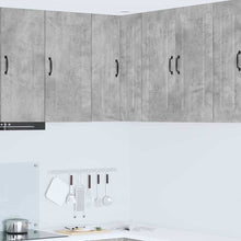 Keukenkast aan de muur Beton Grijs 57 x 57 x 80 cm Bewerkt hout