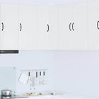 Keukenkast 57x57x80 cm hoogglans wit bewerkt hout