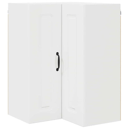 Keukenkast aan de muur met plank Hoogglans wit 57 x 57 x 80 cm