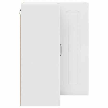 Keukenkast aan de muur met plank Hoogglans wit 57 x 57 x 80 cm