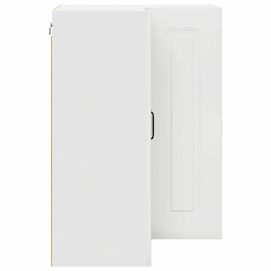 Keukenkast aan de muur met plank Hoogglans wit 57 x 57 x 80 cm