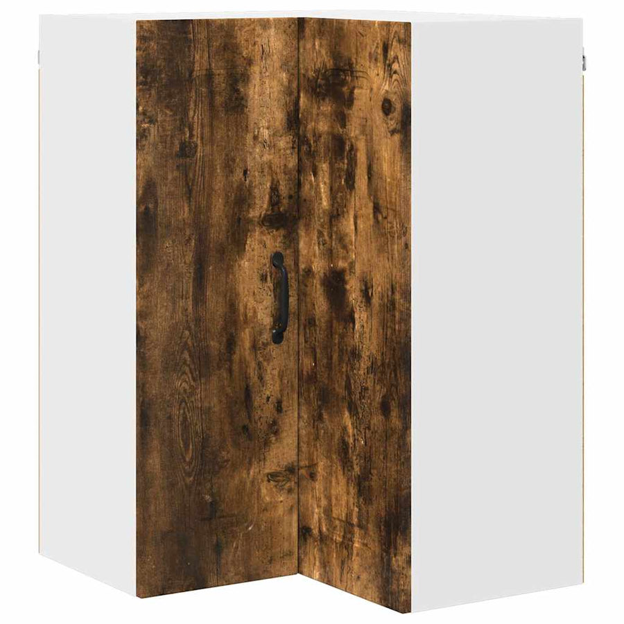 Keukenkast aan de muur met plank Gerookt eiken 57 x 57 x 80 cm