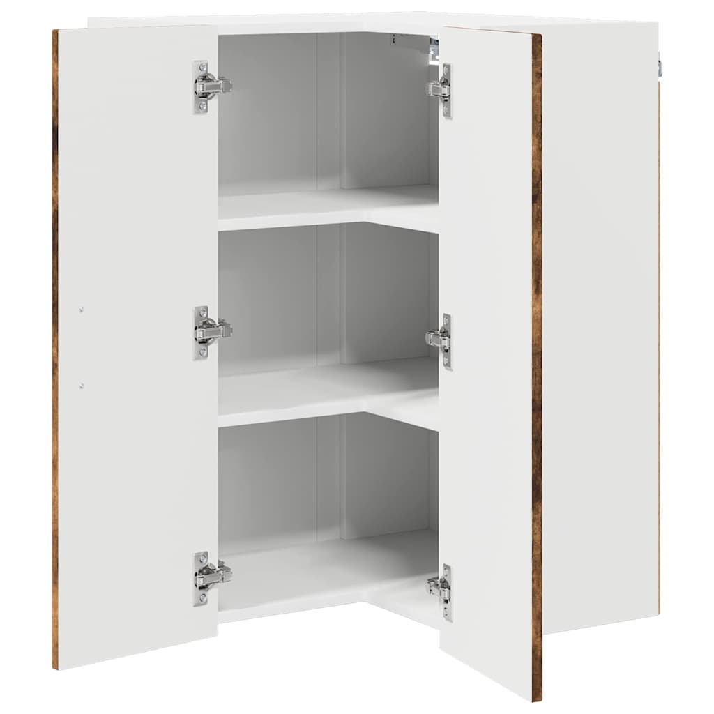Keukenkast aan de muur met plank Gerookt eiken 57 x 57 x 80 cm