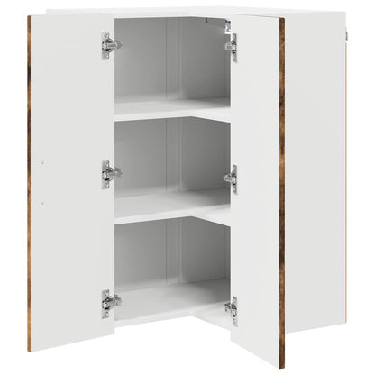 Keukenkast aan de muur met plank Gerookt eiken 57 x 57 x 80 cm