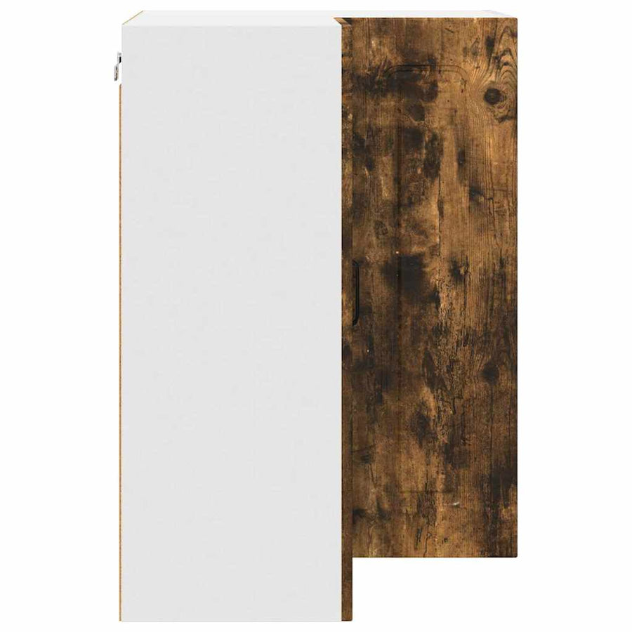 Keukenkast aan de muur met plank Gerookt eiken 57 x 57 x 80 cm