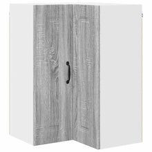Keukenkast aan de muur met plank Grijs Sonoma 57 x 57 x 80 cm