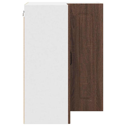 Keukenkast aan de muur Bruin Eiken 57 x 57 x 80 cm Bewerkt hout