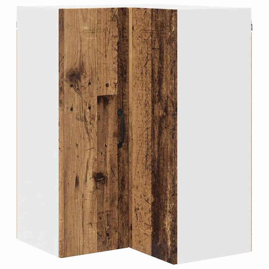 Keukenkast aan de muur Oud Hout 57 x 57 x 80 cm Bewerkt hout
