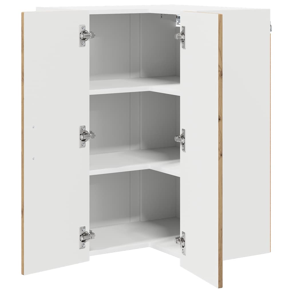 Keukenkast aan de muur met plank Artisan Eiken 57 x 57 x 80 cm