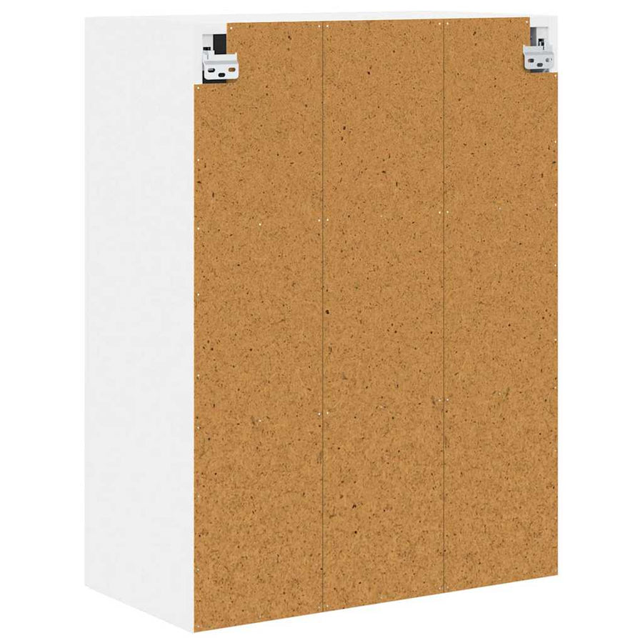 Keukenkast aan de muur Wit 60 x 31 x 80 cm Bewerkt hout