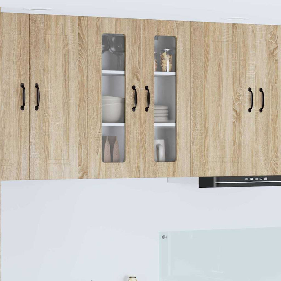 Keukenkast aan de muur met plank Sonoma Eiken 60 x 31 x 80 cm