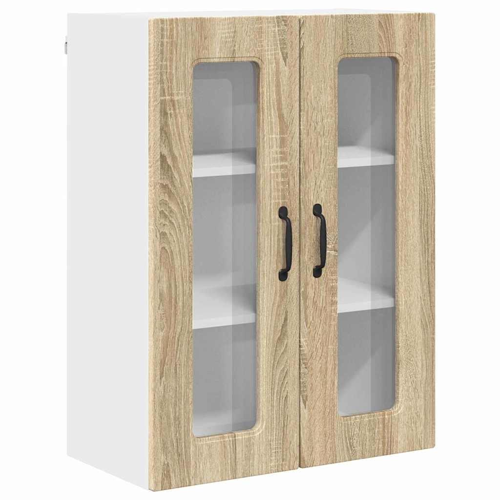 Keukenkast aan de muur met plank Sonoma Eiken 60 x 31 x 80 cm