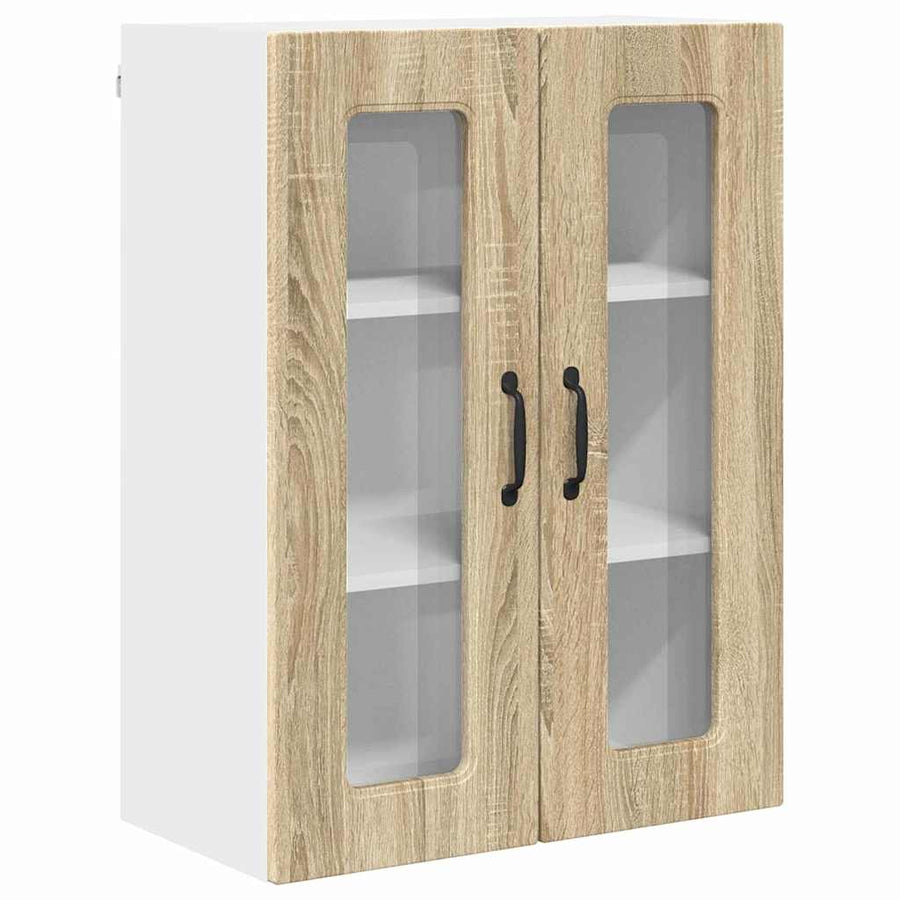 Keukenkast aan de muur met plank Sonoma Eiken 60 x 31 x 80 cm