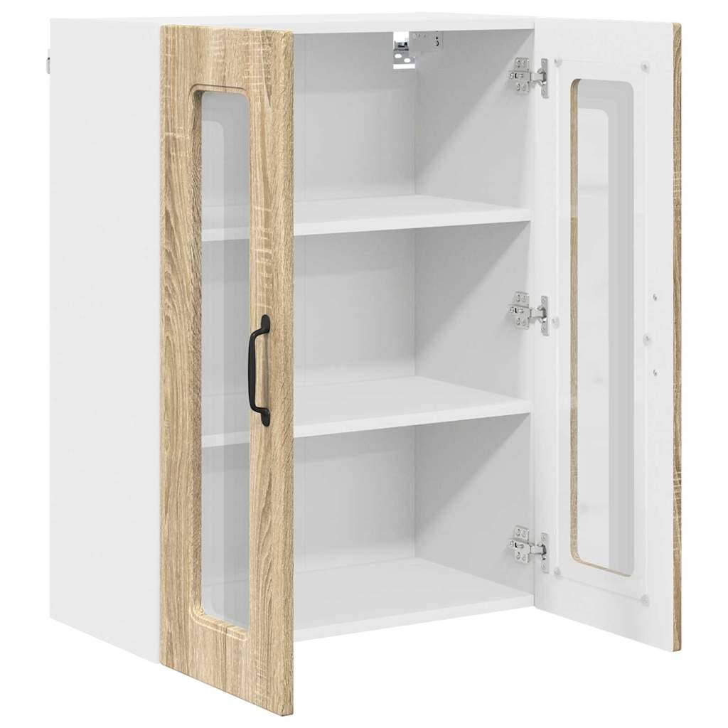 Keukenkast aan de muur met plank Sonoma Eiken 60 x 31 x 80 cm