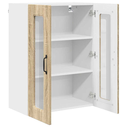 Keukenkast aan de muur met plank Sonoma Eiken 60 x 31 x 80 cm