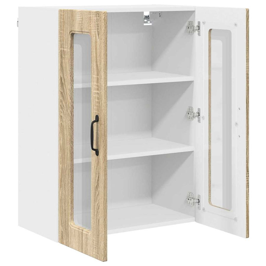 Keukenkast aan de muur met plank Sonoma Eiken 60 x 31 x 80 cm