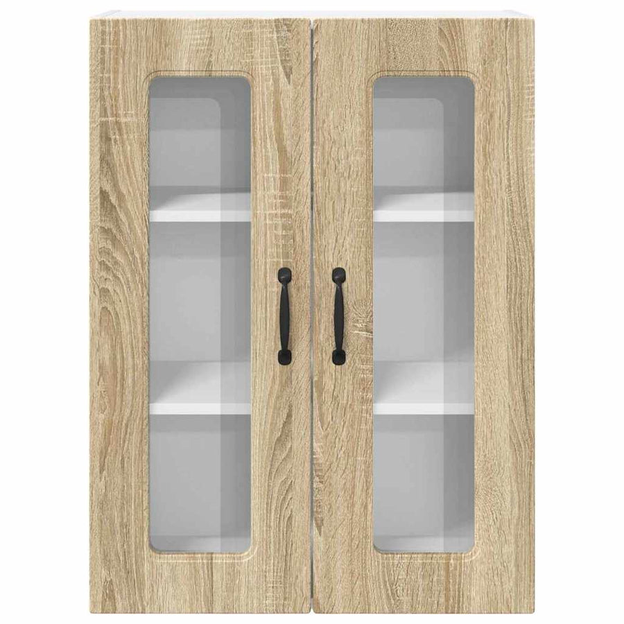 Keukenkast aan de muur met plank Sonoma Eiken 60 x 31 x 80 cm