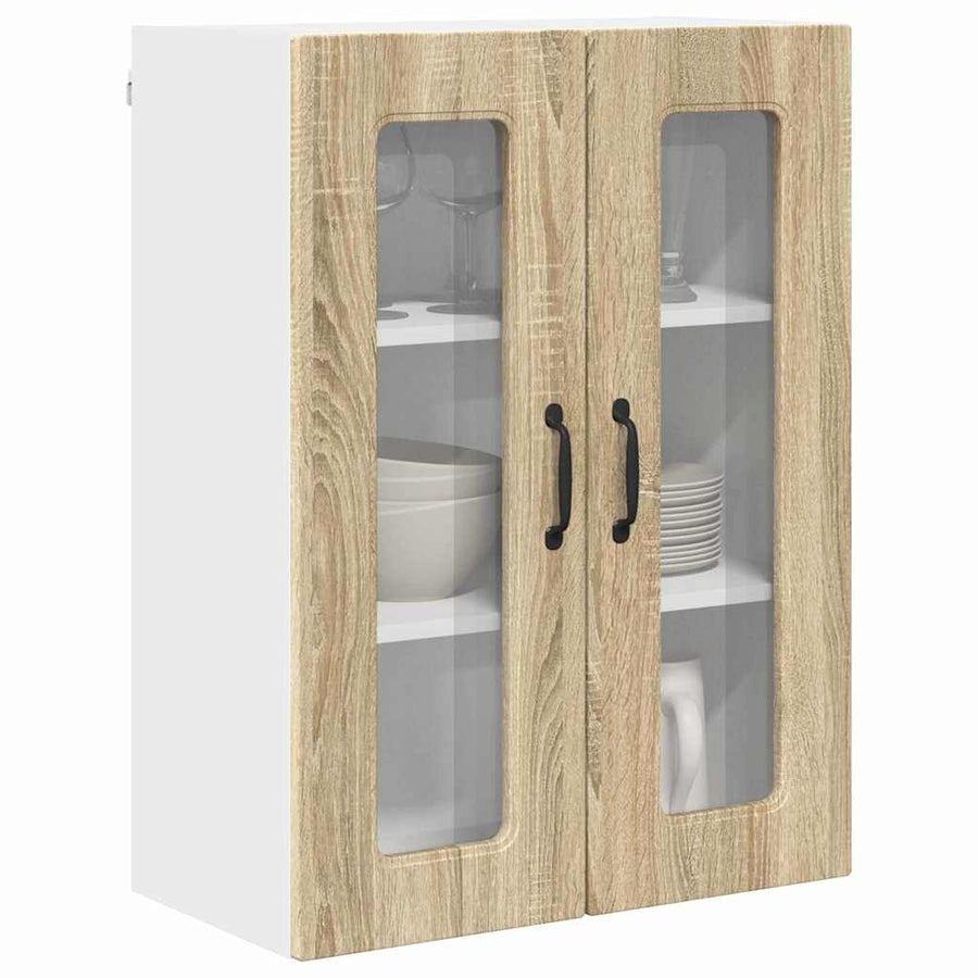 Keukenkast aan de muur met plank Sonoma Eiken 60 x 31 x 80 cm