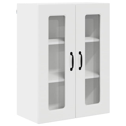 Keukenkast aan de muur met plank Hoogglans wit 60 x 31 x 80 cm