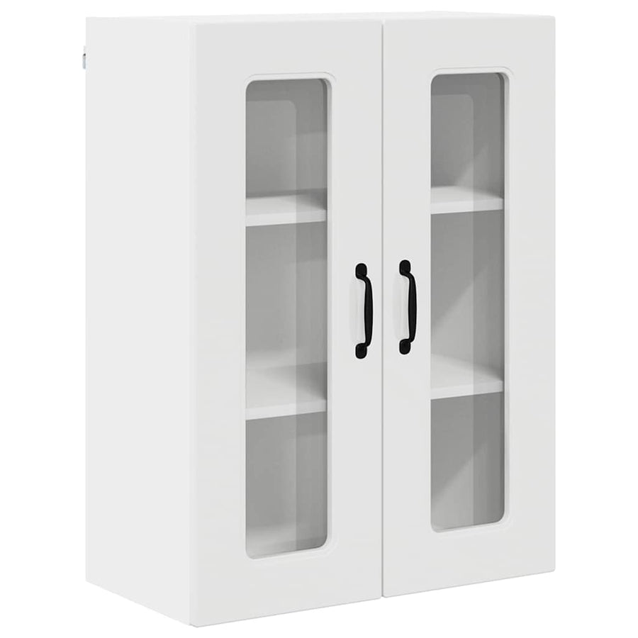 Keukenkast aan de muur met plank Hoogglans wit 60 x 31 x 80 cm