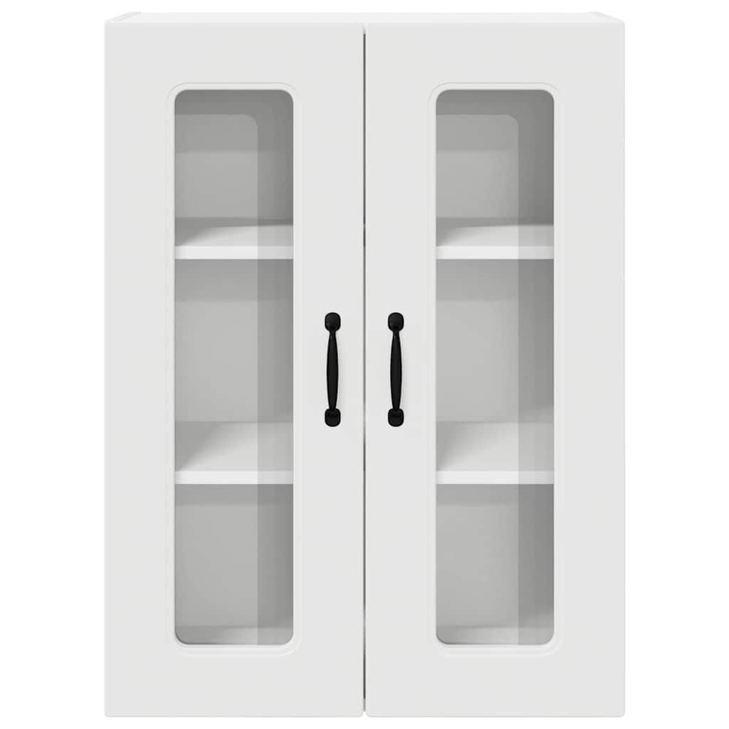 Keukenkast aan de muur met plank Hoogglans wit 60 x 31 x 80 cm
