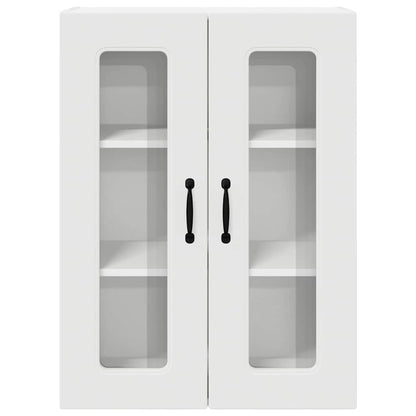 Keukenkast aan de muur met plank Hoogglans wit 60 x 31 x 80 cm
