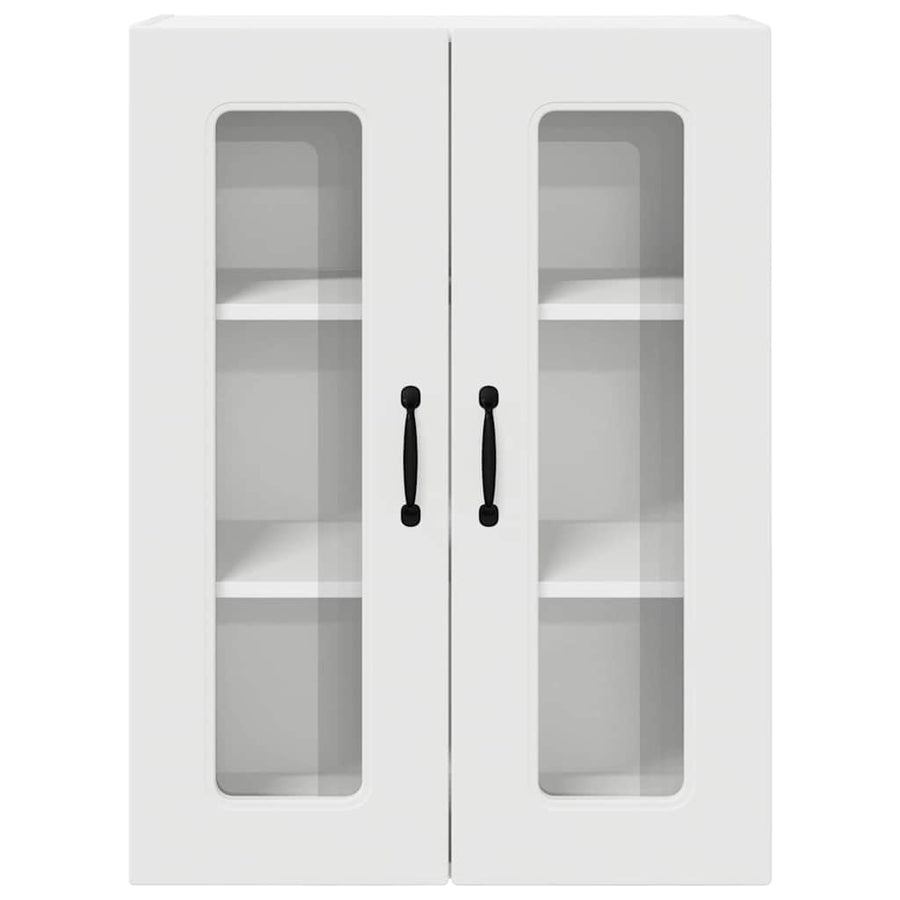 Keukenkast aan de muur met plank Hoogglans wit 60 x 31 x 80 cm