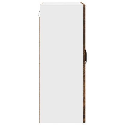 Keukenkast aan de muur met plank Gerookt eiken 60 x 31 x 80 cm