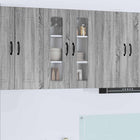 Keukenkast 60x31x80 cm grijs bewerkt hout