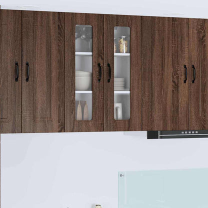 Keukenkast aan de muur Bruin Eiken 60 x 31 x 80 cm Bewerkt hout