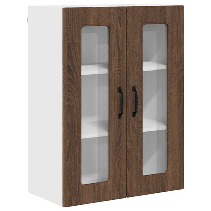 Keukenkast aan de muur Bruin Eiken 60 x 31 x 80 cm Bewerkt hout