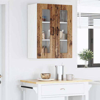 Keukenkast aan de muur Oud Hout 60 x 31 x 80 cm Bewerkt hout