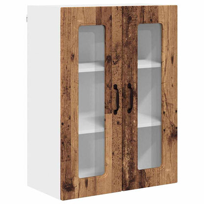 Keukenkast aan de muur Oud Hout 60 x 31 x 80 cm Bewerkt hout