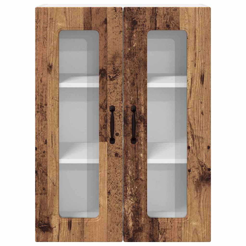 Keukenkast aan de muur Oud Hout 60 x 31 x 80 cm Bewerkt hout