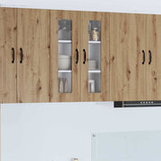 Keukenkast 60x31x80 cm Artisan eiken bewerkt hout