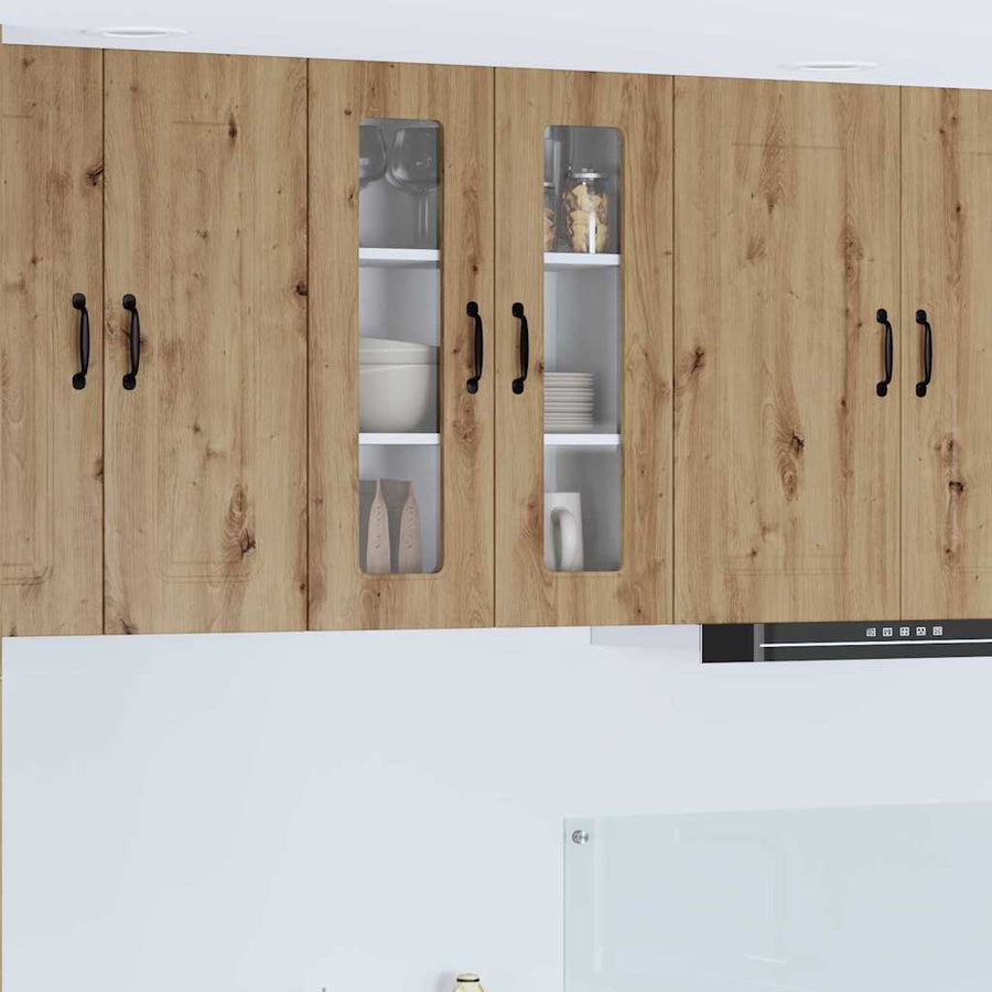 Keukenkast aan de muur met plank Artisan Eiken 60 x 31 x 80 cm