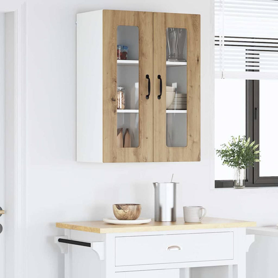 Keukenkast aan de muur met plank Artisan Eiken 60 x 31 x 80 cm