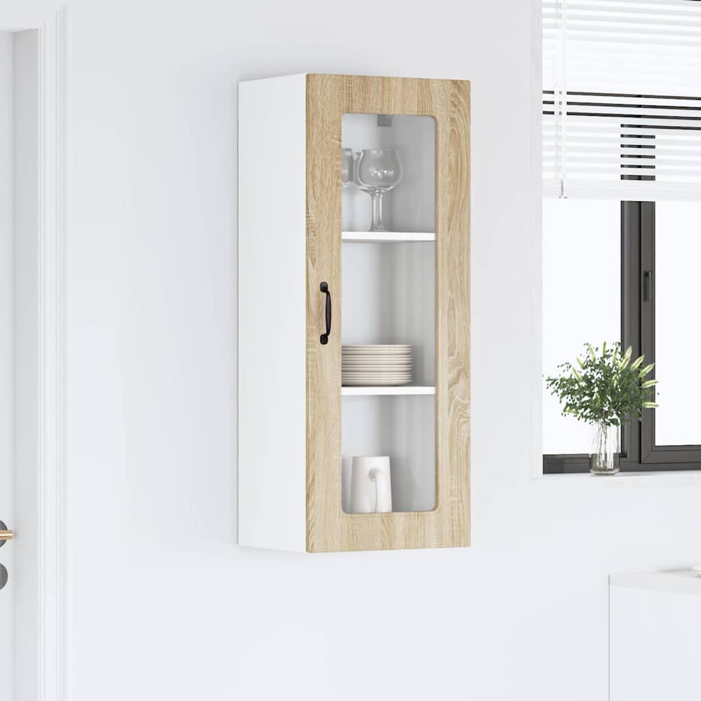 Keukenkast aan de muur met plank Sonoma Eiken 40 x 31 x 100 cm
