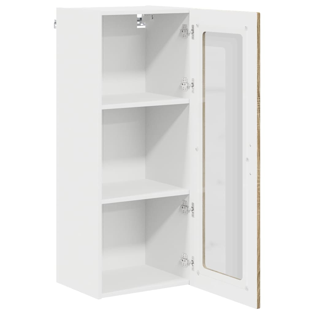 Keukenkast aan de muur met plank Sonoma Eiken 40 x 31 x 100 cm