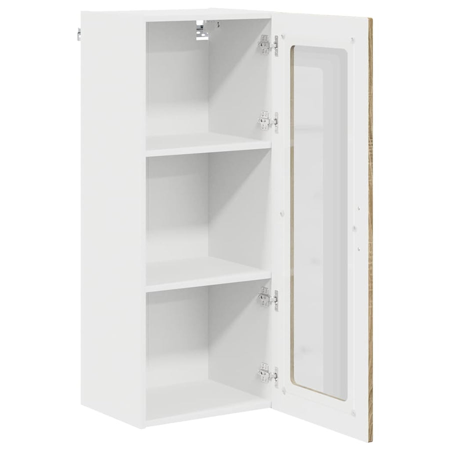 Keukenkast aan de muur met plank Sonoma Eiken 40 x 31 x 100 cm