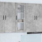 Keukenkast 40x31x100 cm beton grijs bewerkt hout